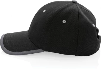 Impact AWARE™ lippalakki 6 paneelilla harjatusta puuvillasta