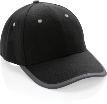 Impact AWARE™ lippalakki 6 paneelilla harjatusta puuvillasta