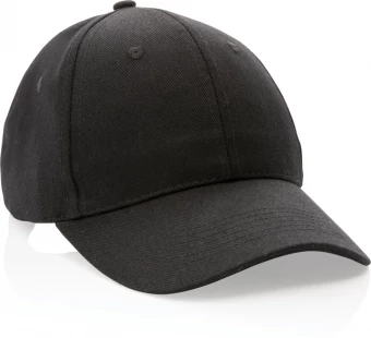 Impact 6-paneelinen lippalakki kierrätetystä puuvillasta