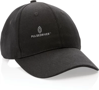 Impact 6-paneelinen lippalakki kierrätetystä puuvillasta