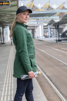 Impact 6-paneelinen lippalakki kierrätetystä puuvillasta