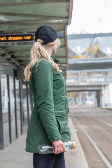 Impact 6-paneelinen lippalakki kierrätetystä puuvillasta