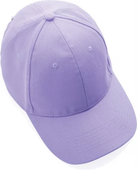 Impact 6-paneelinen lippalakki kierrätetystä puuvillasta