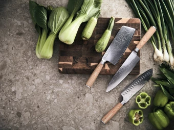 VINGA Hattasan Damascus keittiömestarin veitsi