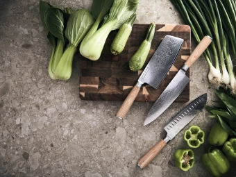 Nuga Hattasan Damascus Santoku