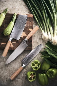 Nuga Hattasan Damascus Santoku