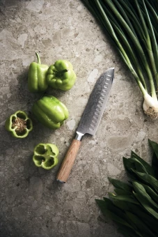 Nuga Hattasan Damascus Santoku