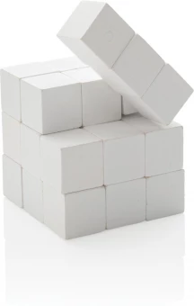 FSC® Puinen aivopeli kangaspussissa, valkoinen