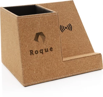 Korkkikynäteline ja 5W langaton laturi