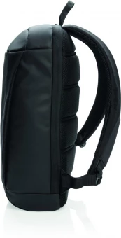 Madrid anti-theft RFID USB kannettavan tietokoneen reppu, PVC vapaa, musta