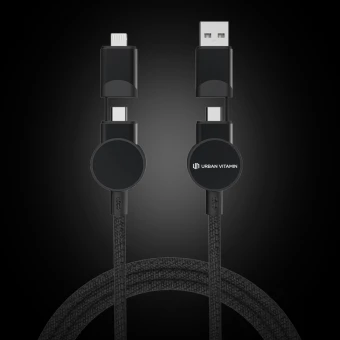 Oakland RCS 1.2m 6-in-1 nopean latauksen 45W kaapeli