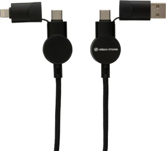 Oakland RCS 1.2m 6-in-1 nopean latauksen 45W kaapeli