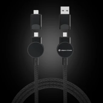 Oakland RCS pārstrādāta plastmasas 6-in-1 ātrās uzlādes 45W kabelis