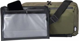 Roam GRS -kierrätysmateriaalista valmistettu modulaarinen olkalaukku