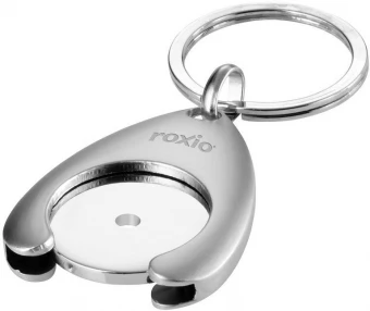 Ostukäru mündihoidjaga võtmehoidja