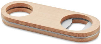 Ovaalne bambusest pudeliavaja