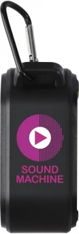 Solo 3 W:n IPX5 RCS -kierrätetystä muovista valmistettu, aurinkoenergialla toimiva Bluetooth®-kaiutin jousihaalla