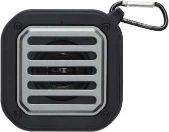 Solo 3 W:n IPX5 RCS -kierrätetystä muovista valmistettu, aurinkoenergialla toimiva Bluetooth®-kaiutin jousihaalla