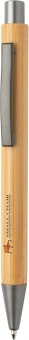 Slim design bamboo pen, brown