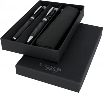 Carbon-lahjasetti, kaksi kynää ja pussi
