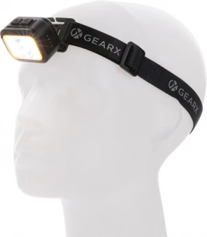 Gear X RCS rPlastic kestävä otsalamppu