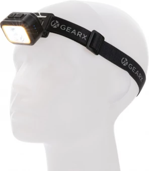 Gear X RCS rPlastic kestävä otsalamppu