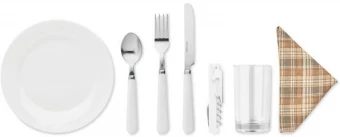 Pajuinen piknik-kori 4 hengelle