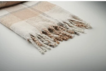 Ruudullinen mohair-peitto