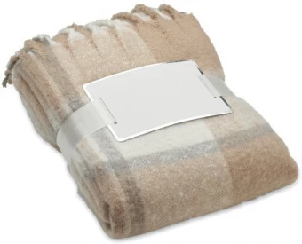 Ruudullinen mohair-peitto
