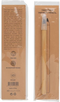 Tree free loputon lyijykynä, ruskea