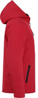 Polsterdatud kapuutsiga softshell jope