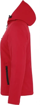 Polsterdatud softshell-jope naistele kapuutsiga