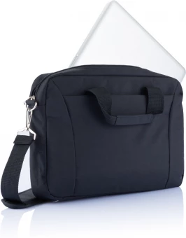 15.4" kannettavan tietokoneen laukku PVC vapaa, musta