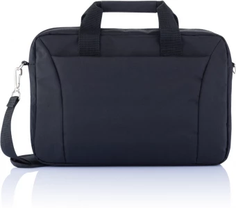 15.4" kannettavan tietokoneen laukku PVC vapaa, musta