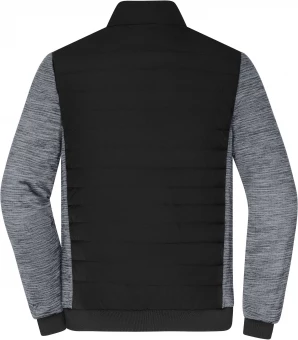 Polstriga jakk atraktiivsetest segamaterjalidest