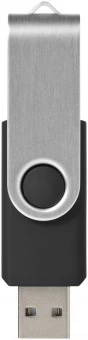 Pöörleva logoplaadiga USB-mälupulk Basic, 16 GB