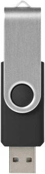 Pöörleva logoplaadiga USB-mälupulk Basic, 32 GB