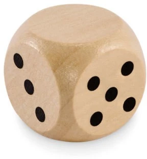 Puidust täring Dadin 3 cm