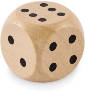 Puidust täring Dadin 3 cm