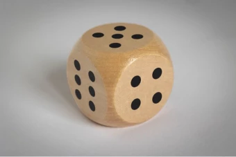 Puidust täring Dado, 5 cm
