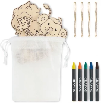 Puidust värvimiskomplekt Thezoo