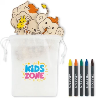 Puidust värvimiskomplekt Thezoo