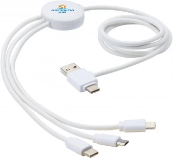 Pure 5-in-1-latauskaapeli antibakteerisella lisäaineella