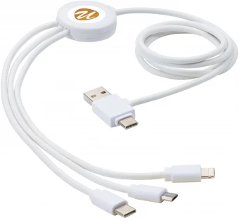 Pure 5-in-1-latauskaapeli antibakteerisella lisäaineella