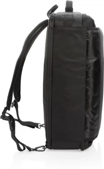 Swiss peak muunneltava matkareppu, PVC vapaa, musta