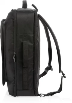 Swiss peak muunneltava matkareppu, PVC vapaa, musta