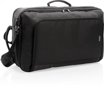 Swiss peak muunneltava matkareppu, PVC vapaa, musta