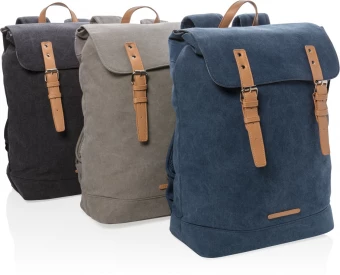 Canvas-laptopreppu – PVC-vapaa