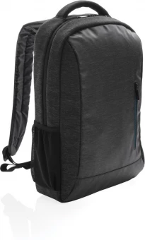 900D kannettavan tietokoneen reppu PVC vapaa, musta