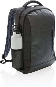 900D kannettavan tietokoneen reppu PVC vapaa, musta